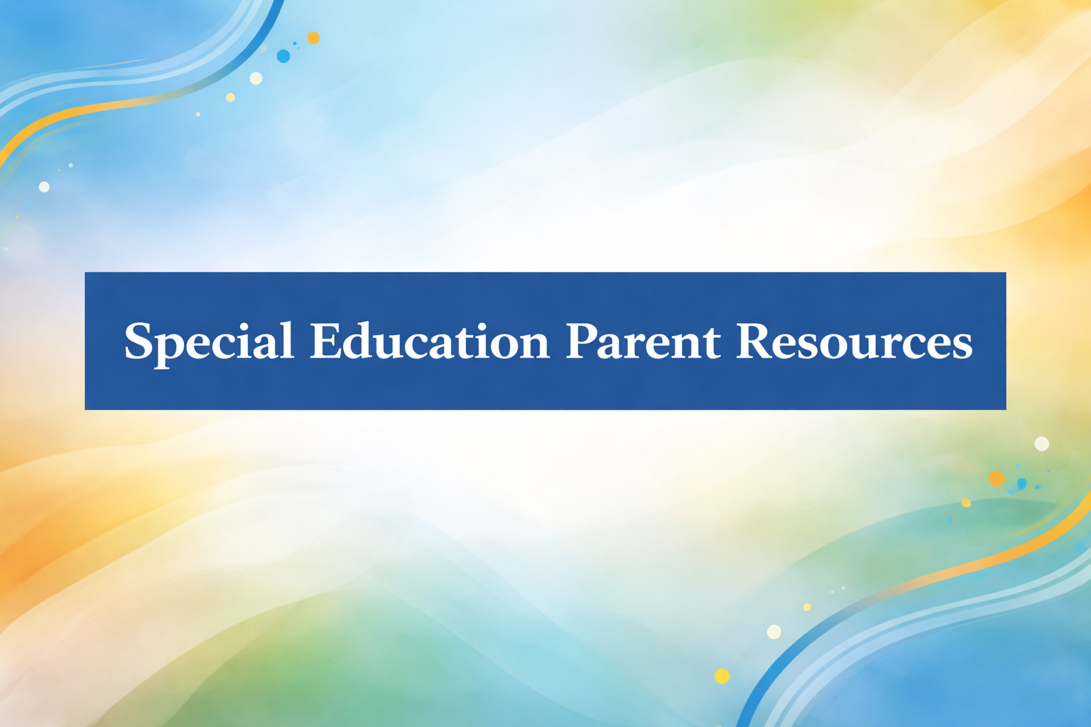 Special Education Services